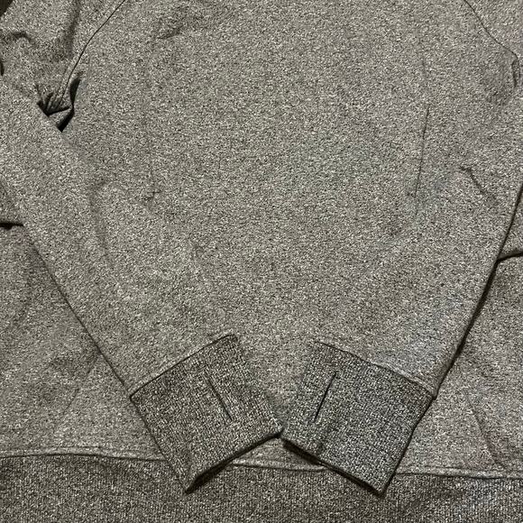 Lululemon Scuba Hoodie Pullover Sweatshirt Womens Size 8 Gray Pockets Logo Cozy - Picture 7 of 11